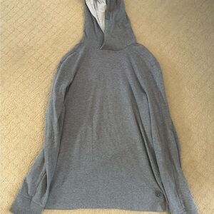Blue and Gray Hooded Men's Sweater Banana Republic